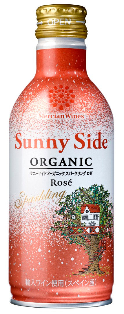 サニーサイドオーガニック　スパークリングロゼ缶